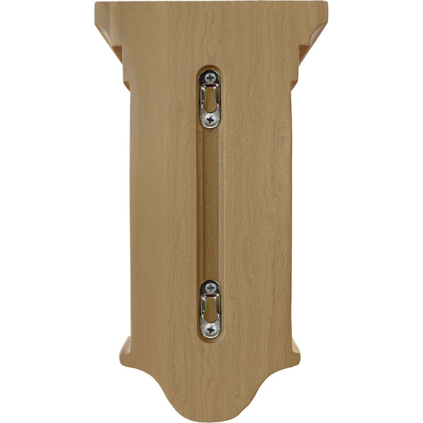 Ekena Millwork 5 1/2"W x 5 1/2"D x 10"H Raised Fluting Corbel, Cherry - COR05X05X10RACH