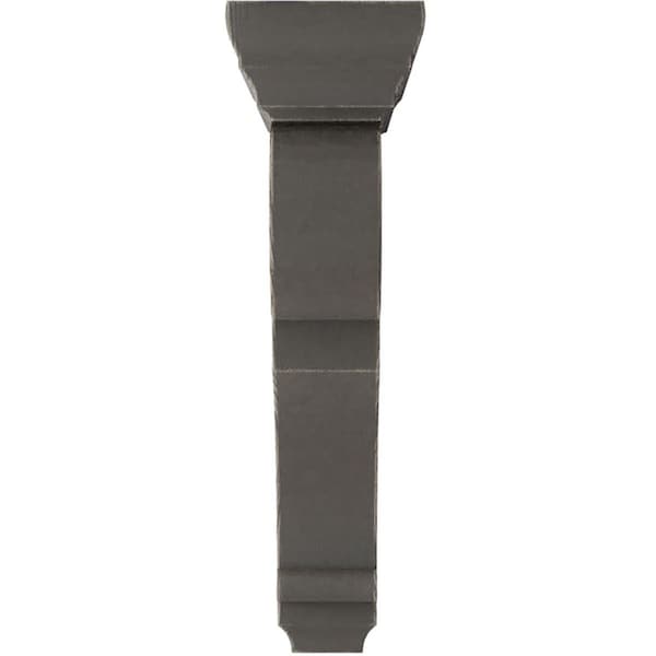 Ekena Millwork 2 1/2"W x 5 1/2"D x 10"H Medium Rojas Wood Vintage Decor Corbel, Reclaimed Grey - CORWD02X05X10RJGY