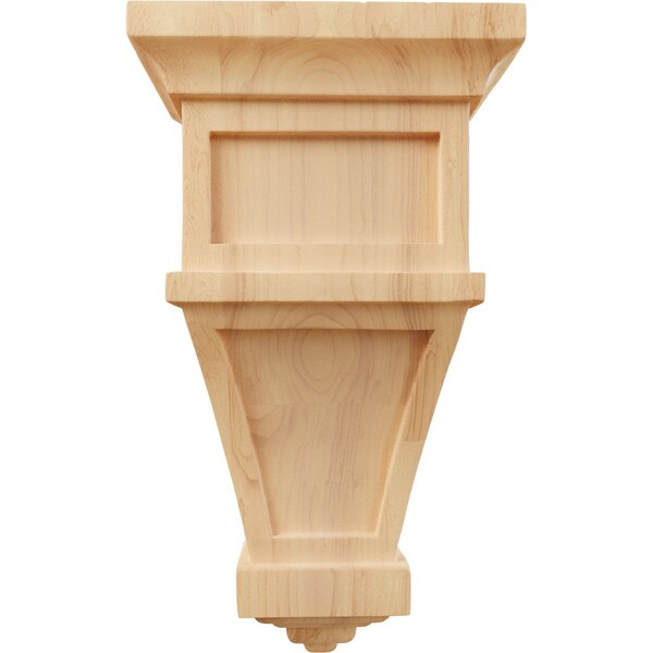 Ekena Millwork 6"W x 4"D x 11"H Alpine Corbel, Red Oak - COR06X04X11APRO