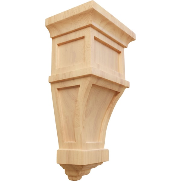 Ekena Millwork 6"W x 4"D x 11"H Alpine Corbel, Red Oak - COR06X04X11APRO