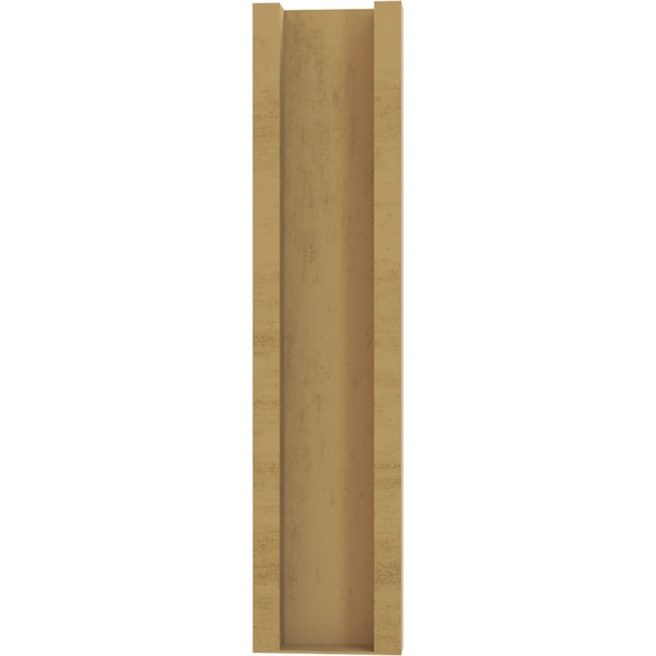 Ekena Millwork 5 1/2-in W x 12-in D x 24-in H Funston Trad Rough Cedar Woodgrain TimberThane Outlooker, Primed Tan - OUTUR055X12X24FST04RCPR