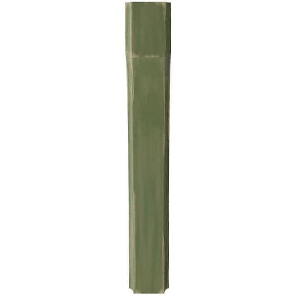 Ekena Millwork 1 3/4"W x 8"D x 12"H Clarksville Wood Vintage Decor Bracket, Restoration Green - BKTWD02X08X12CVGR