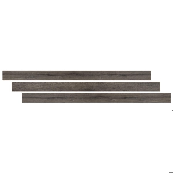 Msi LVT Trim, LVT, Brown, 94 in L, 1.77 in W, Low Gloss - ZOR-LVT-TR-0611