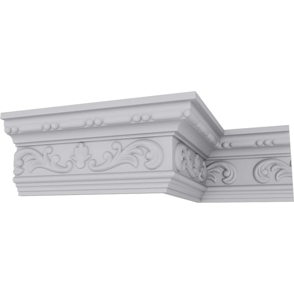 Ekena Millwork 4 1/2"H x 2 3/8"P x 5 1/8"F x 94 1/2"L Versailles Crown Moulding - MLD04X02X05VE