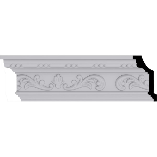 Ekena Millwork 4 1/2"H x 2 3/8"P x 5 1/8"F x 94 1/2"L Versailles Crown Moulding - MLD04X02X05VE