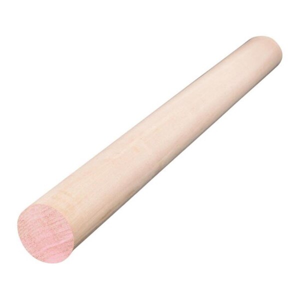 Dendesigns 02501-R0036C1 1 x 36 in. Thunderbird Forest Poplar Dowels Hardwood  Natural, 6PK - DE2737292