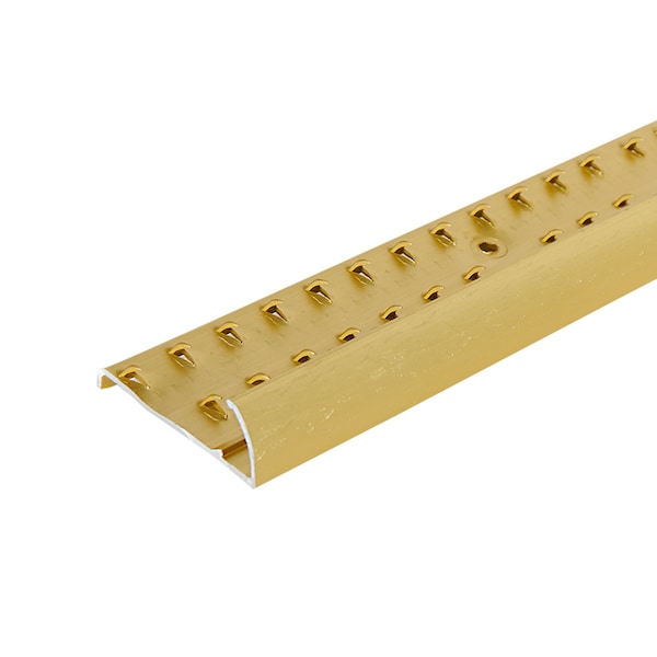 M-D Building Products Aluminum, Satin Brass, 144 in L, 1.375 in W - 06932