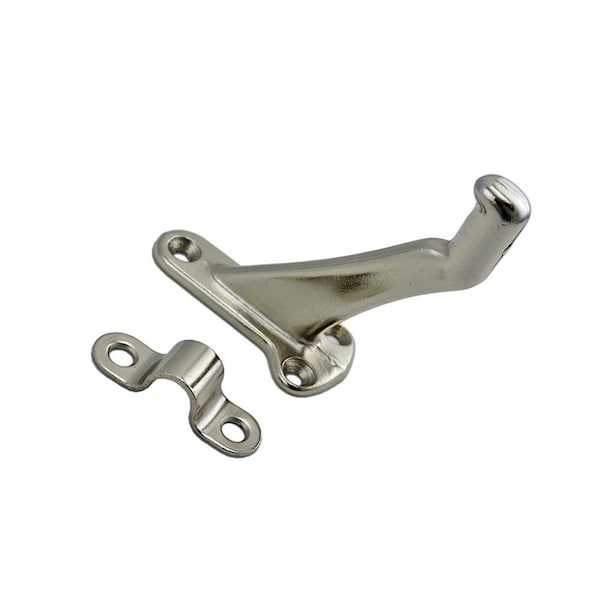 Ives Commercial Aluminum Handrail Bracket Bright Nickel Finish - 59A14