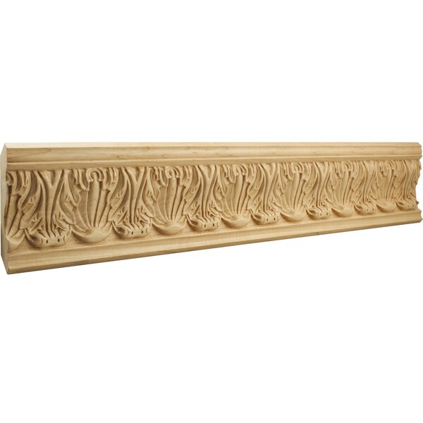 Hardware Resources Alder, 96" L, 4-3/4" H, Unfinished - HCM10ALD