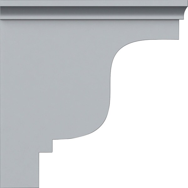 Ekena Millwork 4 1/8"W x 10 1/2"D x 10 1/2"H Edinburgh Bracket - BKT04X10X10ED