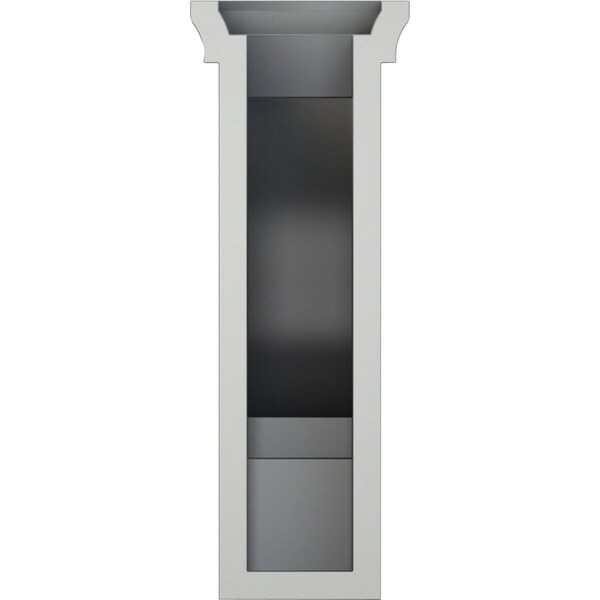 Ekena Millwork 4 1/8"W x 10 1/2"D x 10 1/2"H Edinburgh Bracket - BKT04X10X10ED