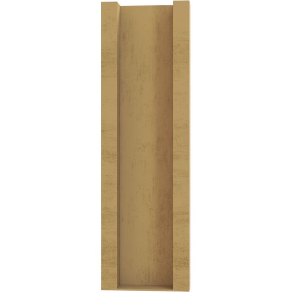 Ekena Millwork 5 1/2-in W x 18-in D x 18-in H Funston Trad Rough Cedar Woodgrain TimberThane Outlooker, Primed Tan - OUTUR055X18X18FST04RCPR