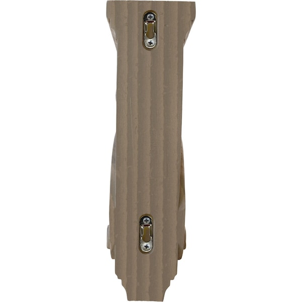Ekena Millwork 3 7/8"W x 8"D x 13"H Boston Traditional Scroll Corbel, Walnut - COR03X08X13TSWA