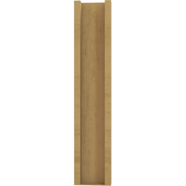 Ekena Millwork 6-in W x 18-in D x 30-in H Funston Trad Rough Cedar Woodgrain TimberThane Outlooker, Primed Tan - OUTUR060X18X30FST04RCPR