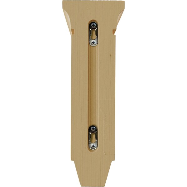 Ekena Millwork 4"W x 8"D x 12"H Medium Lucan Wood Corbel, Alder - CORW04X08X12LUAL