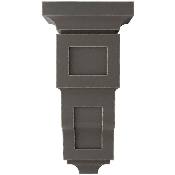 Ekena Millwork 7"W x 7 3/4"D x 14"H Jumbo Reyes Wood Vintage Decor Corbel, Reclaimed Grey - CORWD07X07X14RYGY