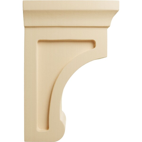 Ekena Millwork 2 1/2"W x 4"D x 6"H Small Gomez Wood Bracket, Maple - BKTW02X04X06GOMA