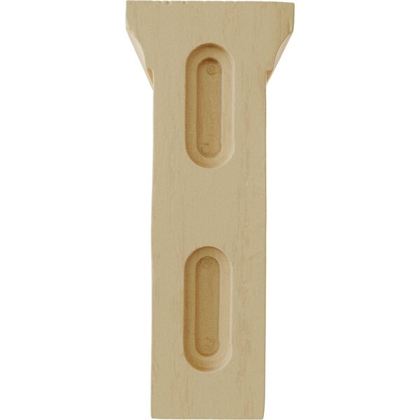 Ekena Millwork 2 1/2"W x 4"D x 6"H Small Gomez Wood Bracket, Maple - BKTW02X04X06GOMA
