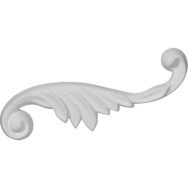 Ekena Millwork 2"W x 7 1/2"H x 3/4"P Wings Onlay, Right - ONL03X05X01WI-R