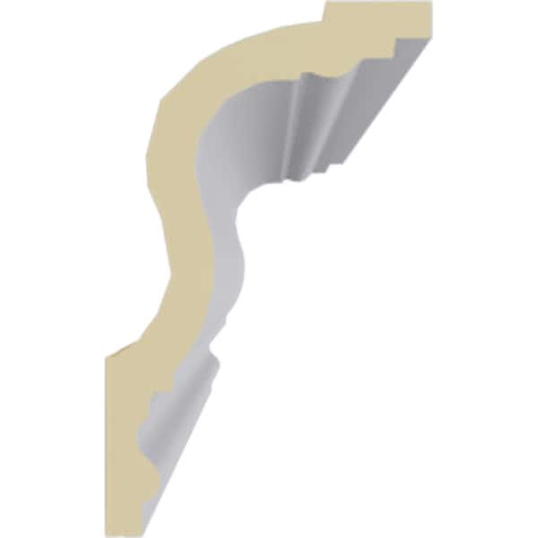 Ekena Millwork 5 1/8"H x 3 1/8"P x 6"F x 94 1/2"L Niobe Traditional Crown Moulding - MLD05X03X06NI
