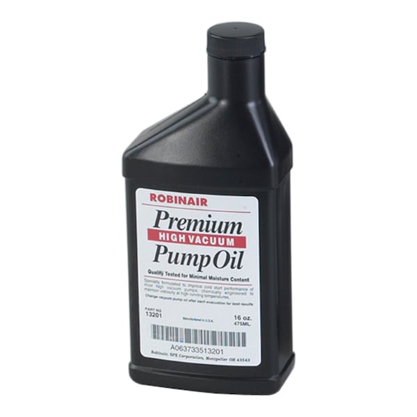 Robinair Premium High Vacuum Pump Oil, Pint bottle, 12 Pack - 13119