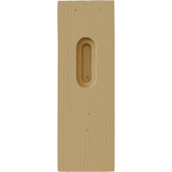 Ekena Millwork 2 1/2"W x 4"D x 6"H Small Thompson Wood Bracket, Alder - BKTW02X04X06TMAL