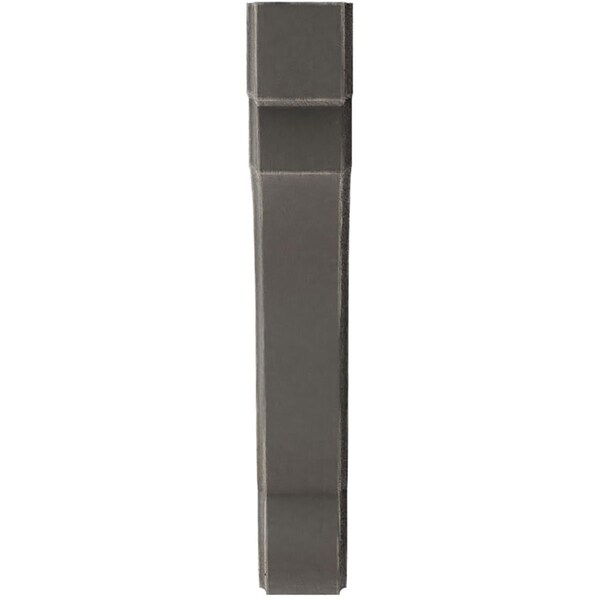 Ekena Millwork 1 3/4"W x 8 1/2"D x 11"H Bedford Wood Vintage Decor Bracket, Reclaimed Grey - BKTWD02X09X11BEGY