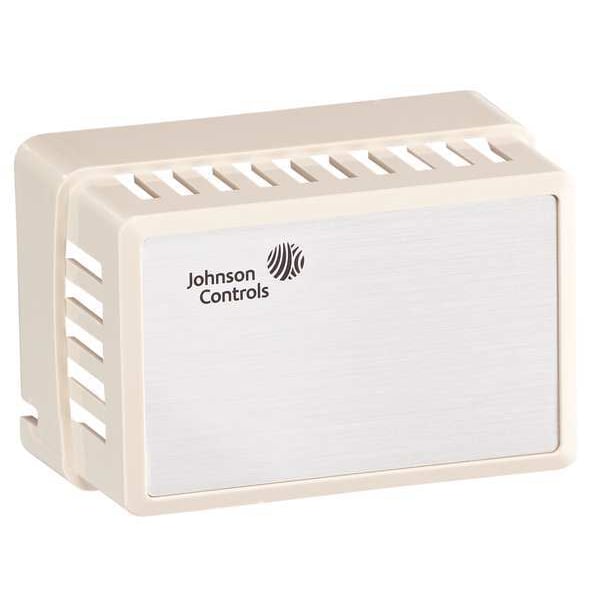 Johnson Controls Pneumatic Thermostat Cover, White, Mounting Style: Horizontal, No Thermometer, No Windows - T-4000-3139