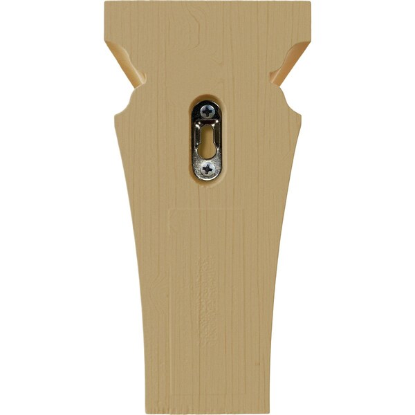 Ekena Millwork 4"W x 4 3/4"D x 8"H Small Nevio Wood Corbel, Alder - CORW04X04X08NEAL