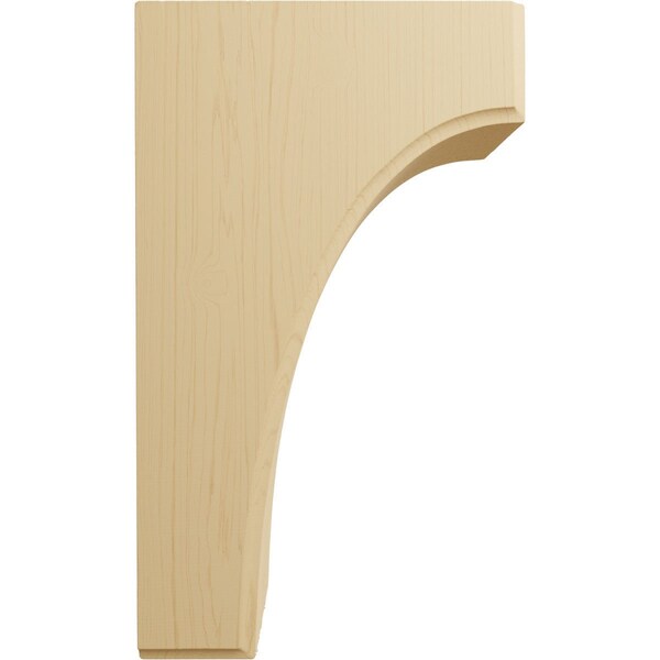 Ekena Millwork 3 1/2"W x 6"D x 10"H Clarksville Bracket, Alder - BKTW04X06X10CVAL
