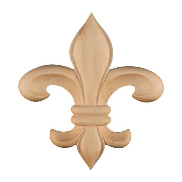 Osborne Wood Products 5 x 4 x 1/2 Small Fleur de-lys in Cherry - 7620C