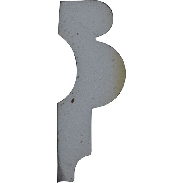 Ekena Millwork SAMPLE - 2 1/2"H x 1"P x 12"L Bead & Barrel Panel Moulding - SAMPLE-MLD02X01BE