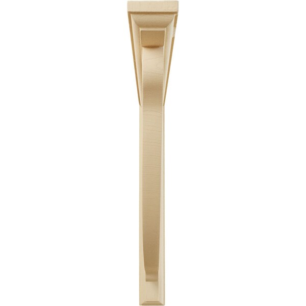Ekena Millwork 1 1/2"W x 12"D x 12"H Crendon Wagon Wheel Bracket, Maple - BKT01X12X12CRMA