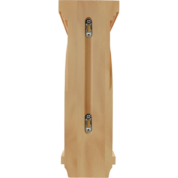 Ekena Millwork 5 1/2"W x 8 1/4"D x 16"H Scroll Corbel, Red Oak - COR05X08X16SCRO