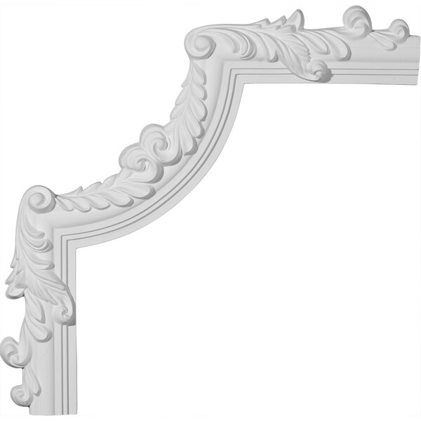 Ekena Millwork Panel Moulding Corner, Urethane, 15 in H, 15 in W - PML15X15HI