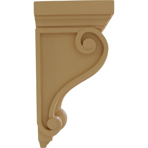 Ekena Millwork 6"W x 7"D x 13 1/4"H Devon Traditional Wood Corbel, Maple - CORW06X07X13DEMA
