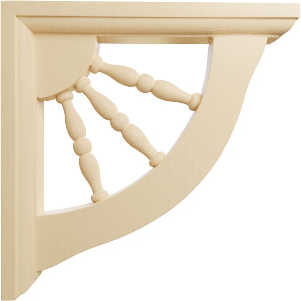 Ekena Millwork 1 1/2"W x 7"D x 7"H Andrea Wagon Wheel Bracket, Maple - BKT01X07X07ADMA