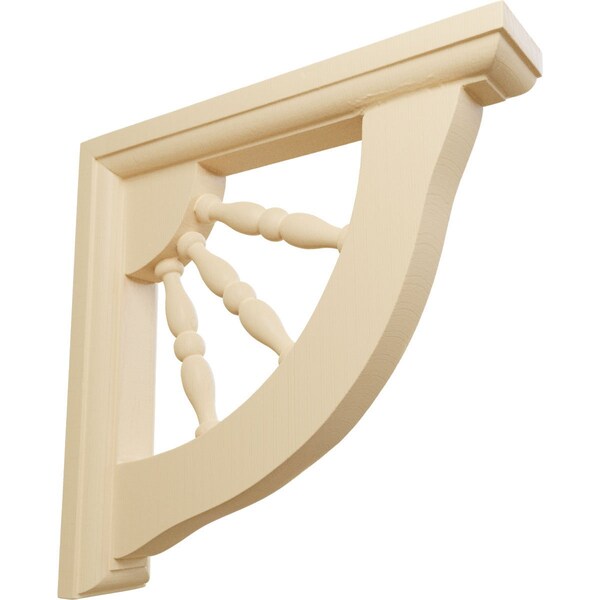 Ekena Millwork 1 1/2"W x 7"D x 7"H Andrea Wagon Wheel Bracket, Maple - BKT01X07X07ADMA