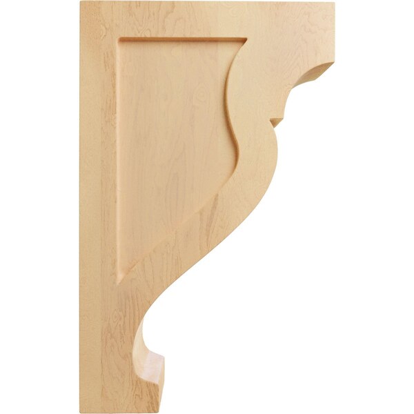 Ekena Millwork 1 3/4"W x 5"D x 8"H Mini Rockport Wood Corbel, Red Oak - CORW02X05X08RKRO