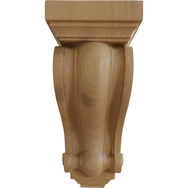 Ekena Millwork 6"W x 7"D x 13 1/4"H Devon Traditional Wood Corbel, Cherry - CORW06X07X13DECH