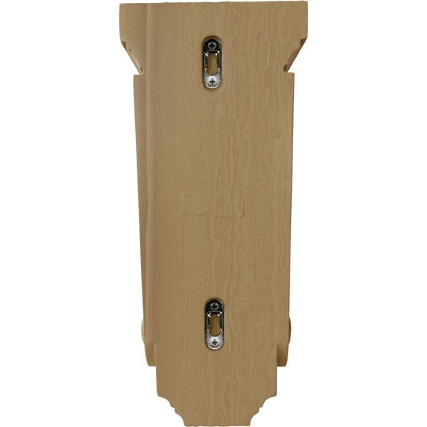 Ekena Millwork 6"W x 7"D x 13 1/4"H Devon Traditional Wood Corbel, Cherry - CORW06X07X13DECH