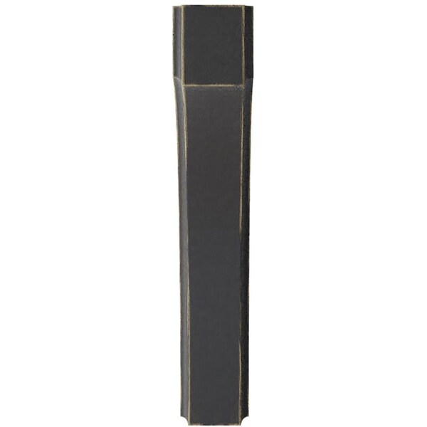Ekena Millwork 1 3/4"W x 8"D x 10"H Clarksville Wood Vintage Decor Bracket, Black - BKTWD02X08X10CVBL