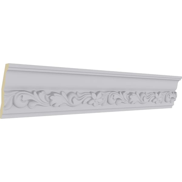 Ekena Millwork 3 1/4"H x 1 3/8"P x 3 1/2"F x 94 1/2"L Sussex Crown Moulding - MLD03X01X05SU