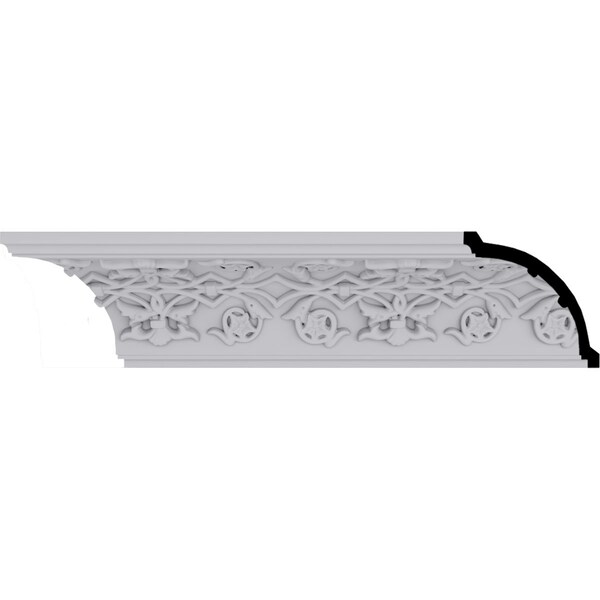 Ekena Millwork 3"H x 3 3/8"P x 4 1/2"F x 94 1/2"L Medway Crown Moulding - MLD03X03X04ME