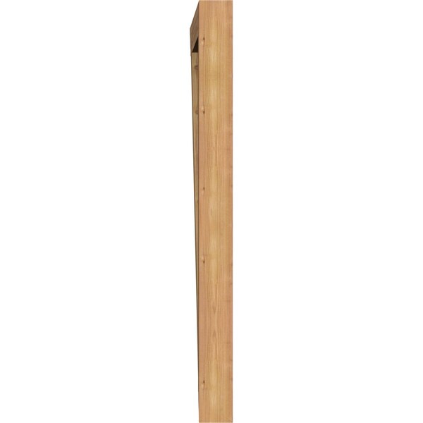 Ekena Millwork Legacy Traditional Smooth Bracket, Western Red Cedar, 3 1/2"W x 38"D x 44"H - BKT04X38X44LEC01SWR
