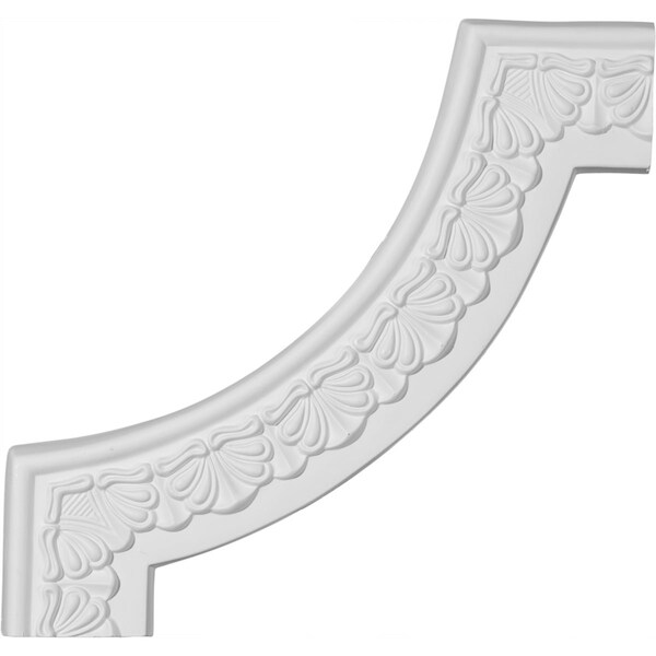 Ekena Millwork 10 7/8"W x 10 7/8"H Acanthus Leaf Panel Moulding Corner (matches moulding PML02X00AC) - PML10X10AC