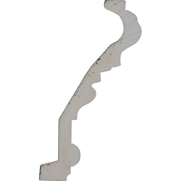 Ekena Millwork SAMPLE - 5 7/8"H x 2 5/8"P x 6 3/8"F x 12"L, (4" Repeat) Loera with Rope Moulding - SAMPLE-MLD06X03X06LO