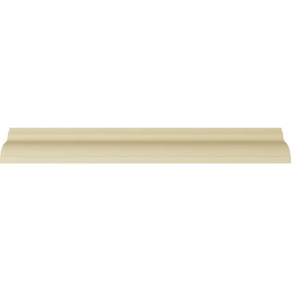 Ekena Millwork 4 1/2"H x 3 3/4"P x 6"F x 94 1/2"L Dublin Crown Moulding - MLD04X03X06DU