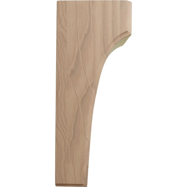 Ekena Millwork 3 1/2"W x 4"D x 10"H Clarksville Bracket, Mahogany - BKTW04X04X10CVGM