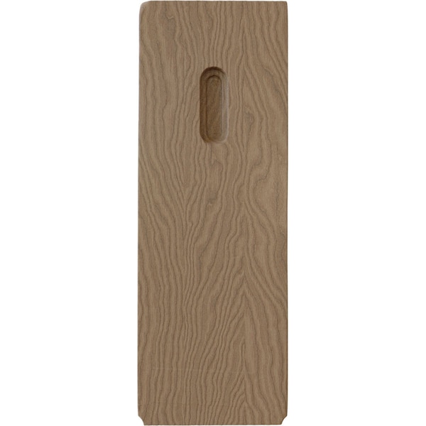 Ekena Millwork 3 1/2"W x 4"D x 10"H Clarksville Bracket, Mahogany - BKTW04X04X10CVGM